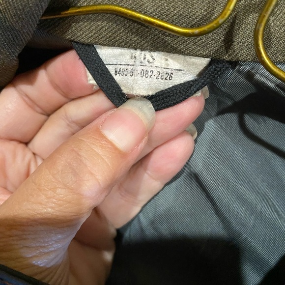 Men's vintage Military Field Jacket - Olive Green - Picture 7 of 8